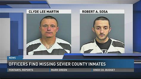 UPDATE: Two Sevier County inmates on the run have been arrested, face ...