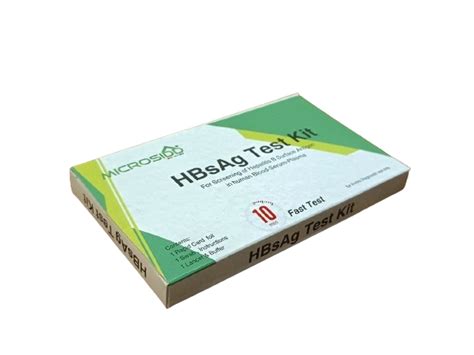 HBsAg 10 Minutes Fast Self Test kit – Microsidd India