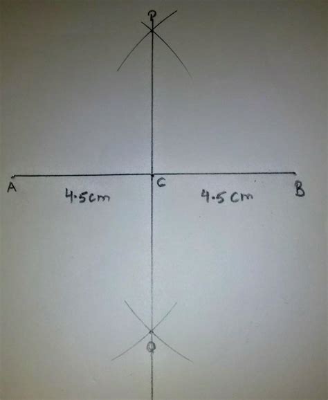 draw a line segment AB=9 cm using a pair of compass find the point C ...