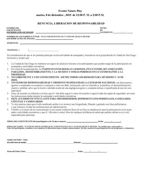 Spanish Nature Play Flyer with Liability Waiver Form Updated_Page_2 ...