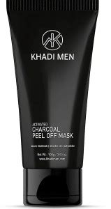 Khadi Men Activated Charcoal Peel off Mask with Green tea & Orange Peel ...