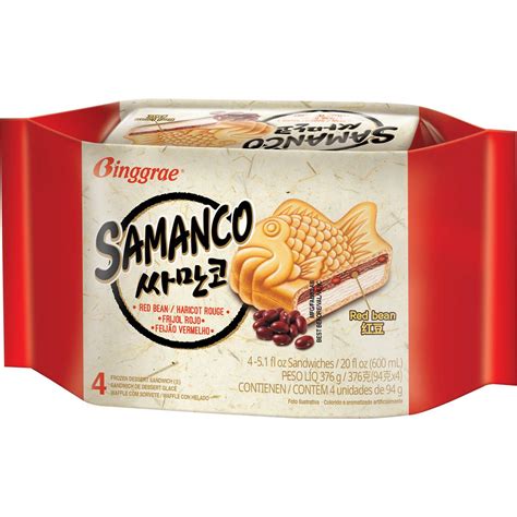 Samanco Red Bean Dessert Sandwich 4 Pack | Woolworths