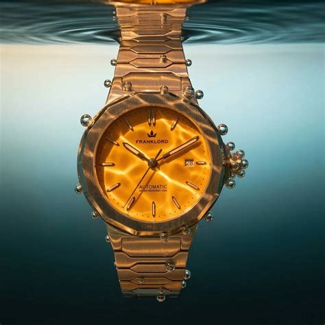 Franklord Optimus Sunstrike Yellow | Dual Sapphire Automatic ...