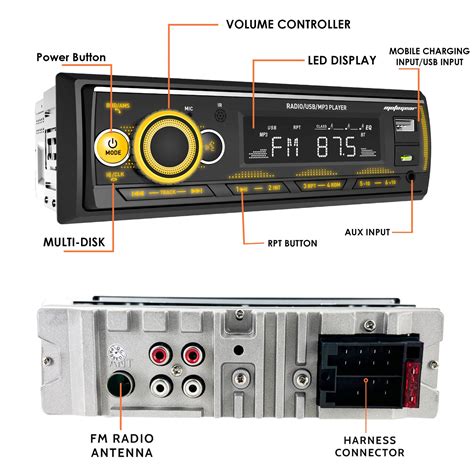 THE HASSLER SERIES CAR FM STEREO AND USB PLAYER MG-FM 4 – MOTOGEAR ...