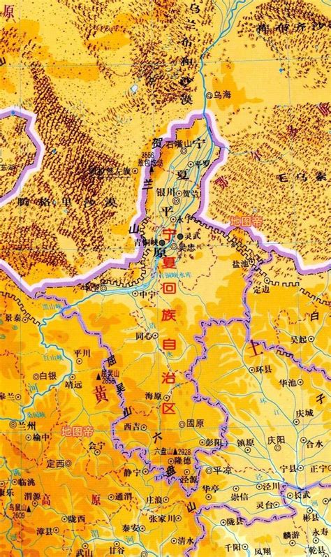 7张地形图，快速了解宁夏首府银川市 - 知乎