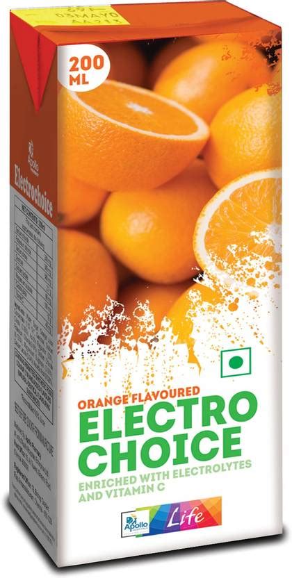 Apollo Pharmacy Life Electro Choice Orange Flavoured Energy Drink Price ...