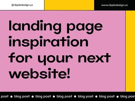Landing page inspiration for your next website - Ripple Design