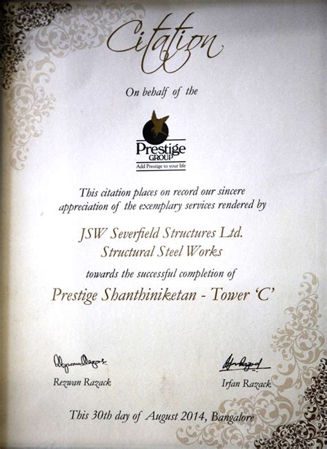 Awards and Recognition of JSSL