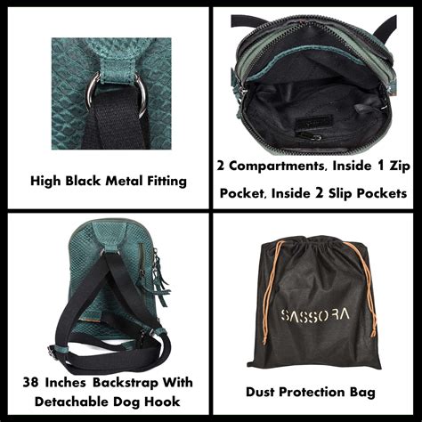 Sassora Genuine Leather Small Women Backpack