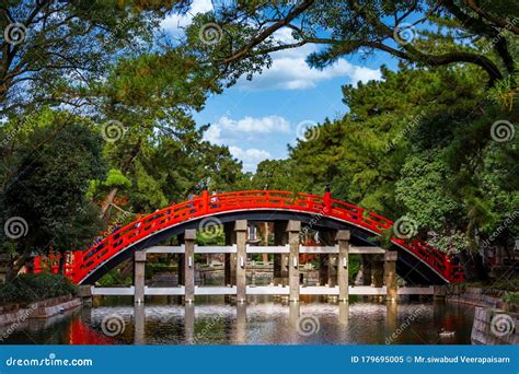 Sumiyoshi Taisha Shinto Shrine in Osaka, Japan. Sumiyoshi Grand Shrine ...