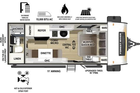 R Pod Floorplans - Forest River RV
