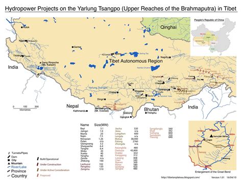 Damming Tibet's Yarlung Tsangpo-Brahmaputra and other South Asian rivers