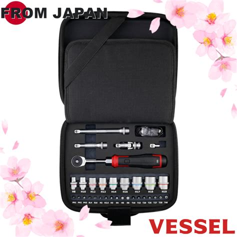 Vessel Cordless Electric Slim Ratchet with 31 Socket Bits Set 400ER3-1M | Shopee Malaysia