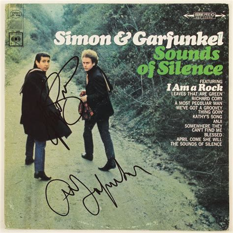 Lot Detail - Paul Simon & Art Garfunkel Signed "Sounds of Silence" Album