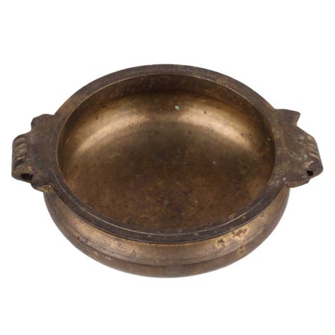 Traditional Brass Urli Bowl For Floating Candles Home Decoration