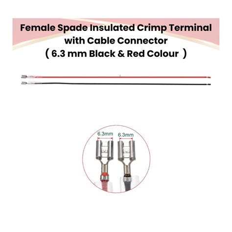 Buy Pre-Crimped Female Spade Connector – High-Quality Electrical ...