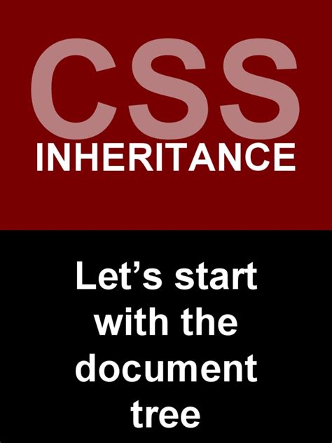CSS Inheritance 的图像结果