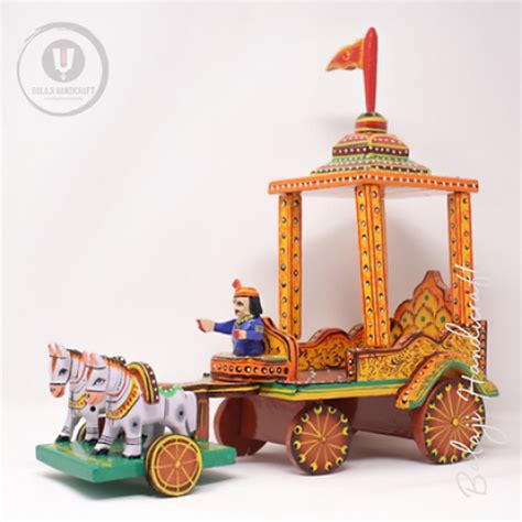 Wooden Rath With Horse Traditional Banaras Handicraft Buy Products ...