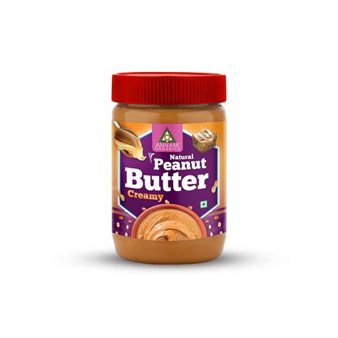 ANNAM Natural Creamy Peanut Butter , Made with Grade - A Peanuts , No ...