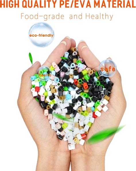 Buy ARTKAL Fuse Beads Black Iron Beads 5mm Midi Beads Melty Beads for ...