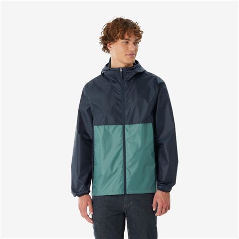Men’s windproof and waterproof hiking jacket, Raincut Full Zip - Blue