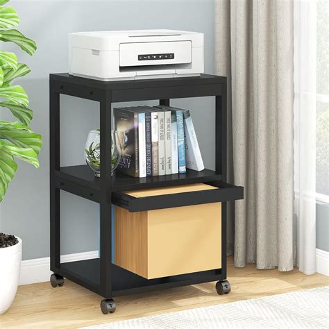 Buy Tribesigns Printer Stand, Mobile Floor-Standing Printer Table ...