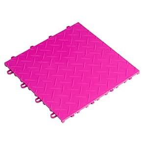 The Original Pink Box PBFLOOR 12-Inch x 12-Inch RaceDeck Diamond Garage ...