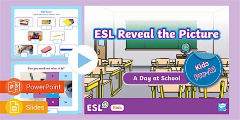 ESL School Picture Game for Kids