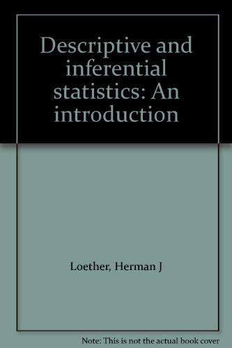 Descriptive and inferential statistics: An introduction : Amazon.in: Books