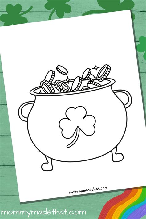 Printable Pot of Gold Templates (Lots of Free Outlines!)