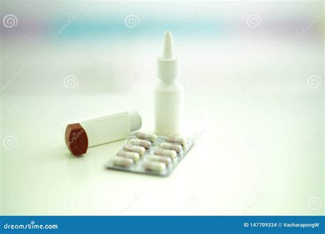 MDI and Nasal Spray and Blur Capsules in Bleb Package for Asthma, Cough or Lung Disease ...