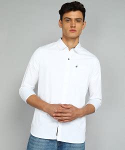 WROGN Men Solid Casual White Shirt - Buy WROGN Men Solid Casual White ...