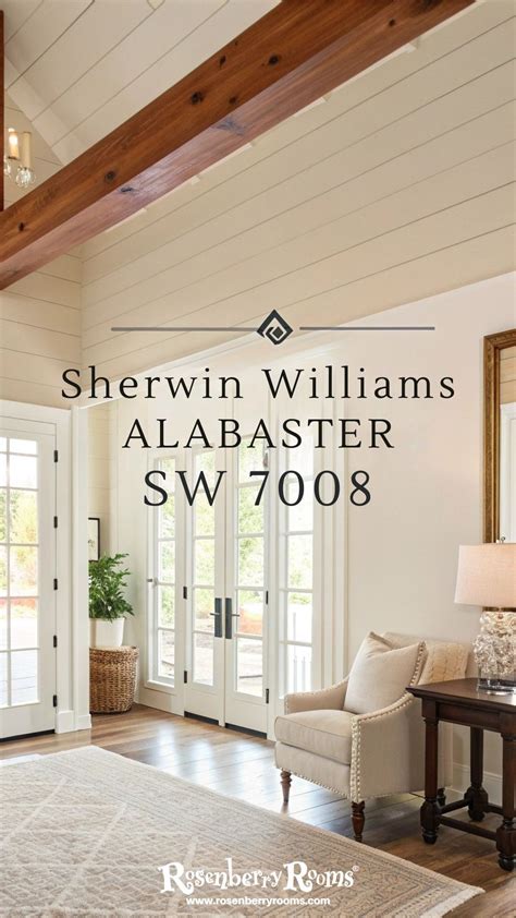 Sherwin Williams Alabaster SW 7008: A Warm, Timeless White | Alabaster ...