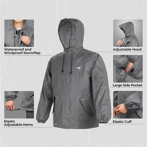 Snapklik.com : KastKing AquaLite Waterproof Rain Suit For Men And Women