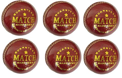Cricket Leather Ball Red 2 Piece (Pack of 18 Balls) : Amazon.in: Sports ...