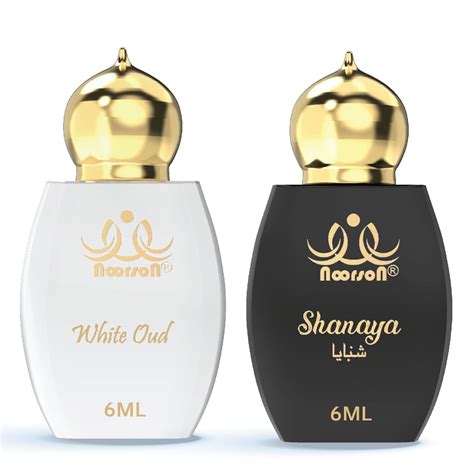 2 Pcs Attar Set – White Oud And Shanaya 6ml Each – Noorson