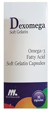 DEXOMEGA 1000MG SOFTGEL - Bottle of 30 Capsules : Amazon.in: Health ...