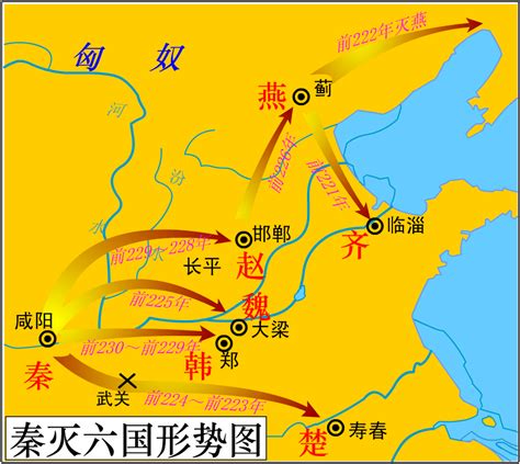 秦灭六国之战 - 维基百科，自由的百科全书