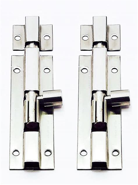 Hardwera Door and Window Tower Bolts (chatkani) Stainless Steel Heavy ...