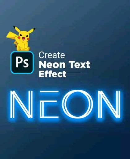 Image result for Photoshop Neon Text Tutorial