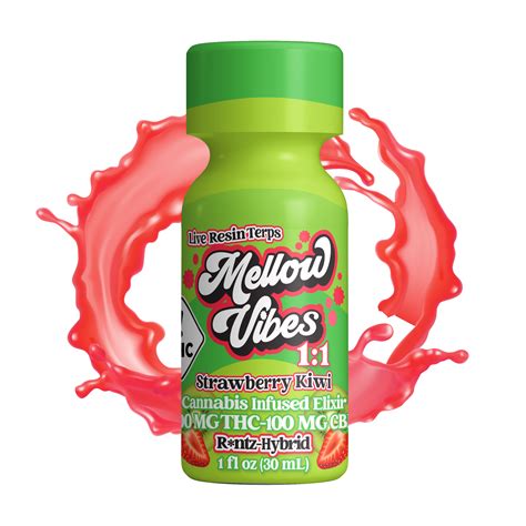 Elixir Strawberry Kiwi 1:1 THC CBD