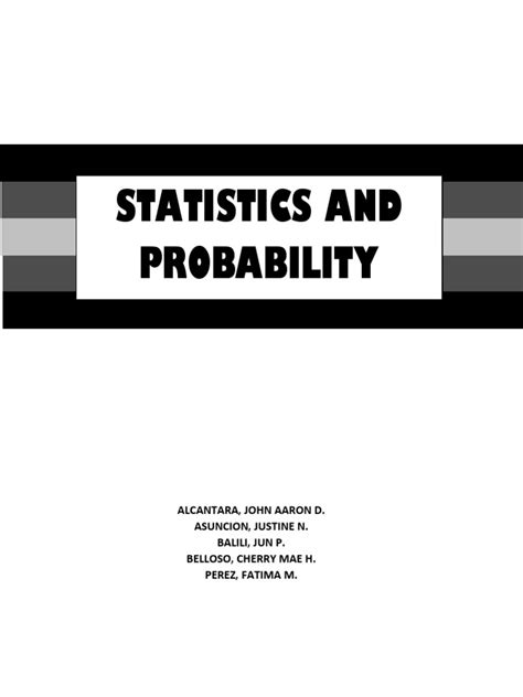 Image result for Probability and Statistics Book