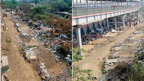 WR tears down shanties near Bandra Terminus in Mumbai