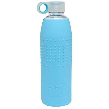 Silicone Glass Water Bottle Sleeves - 6-Pack of Protective Holders 16 ...