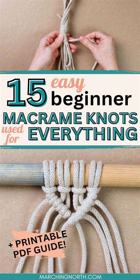 Image result for Basic Macrame Knots Tutorial