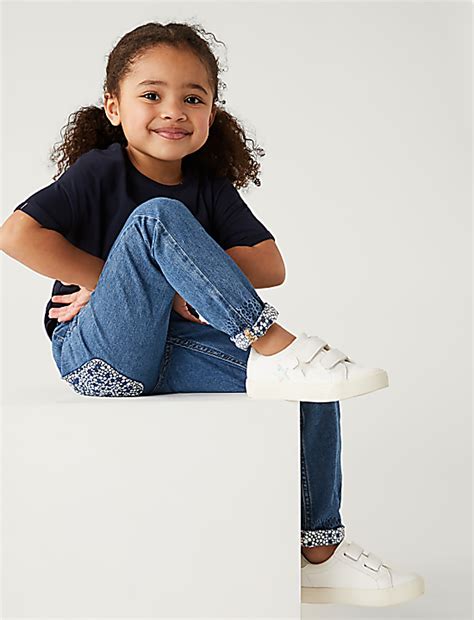 Buy Regular Denim Paperbag Waist Jeans at Marks & Spencer