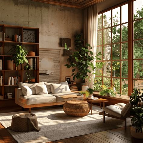 How to Create an Earthy Living Room That Will Be the Envy of Your ...