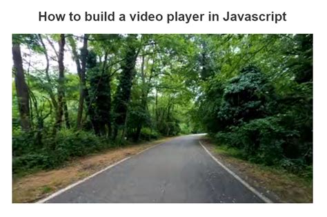 JavaScript Video Player 的图像结果