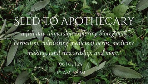 Seed to Apothecary- Growing a Medicinal Herb Garden , StarHouse ...