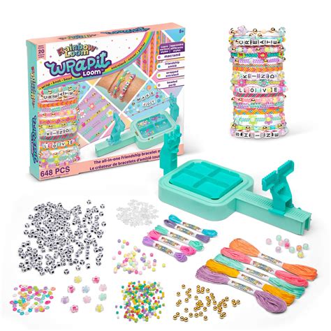 Amazon.com: Rainbow Loom: Wrap it Loom Bracelet Maker - DIY Friendship ...